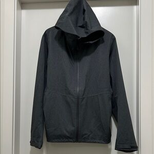 Uniqlo Men's Charcoal Hooded Windbreaker